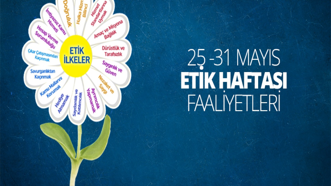 ETİK HAFTASI BİLGİLENDİRME GÖRSELLERİ